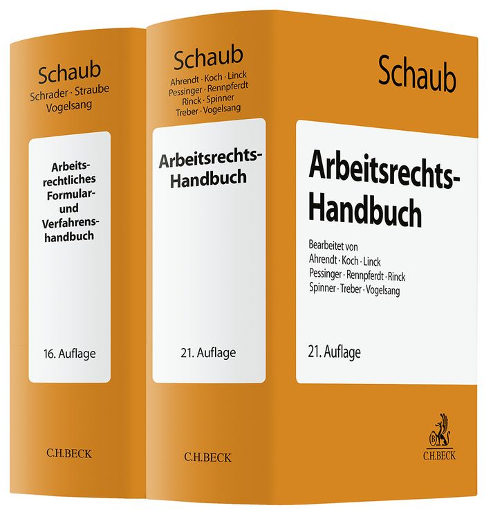 Produktbild: Arbeitsrechts-Handbuch und Arbeitsrechtliches Formular- und Verfahrenshandbuch