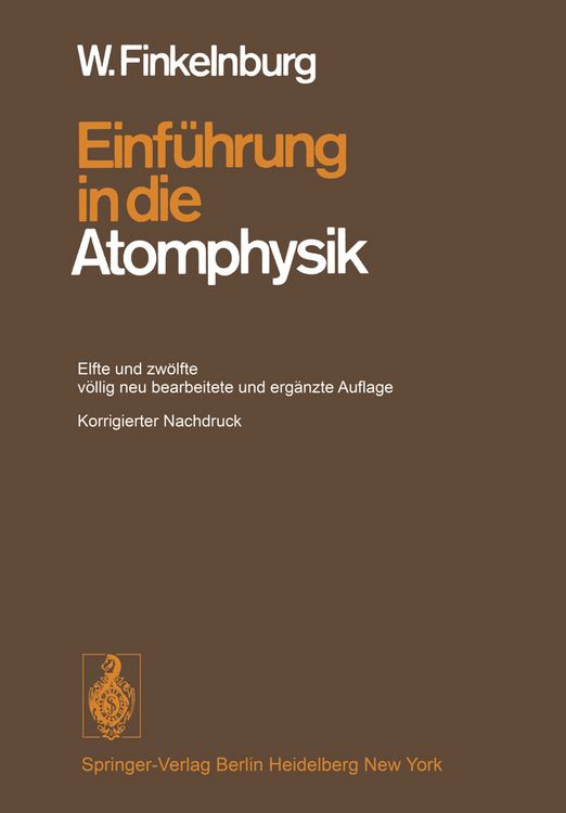 Produktbild: Einf&uuml;hrung in die Atomphysik
