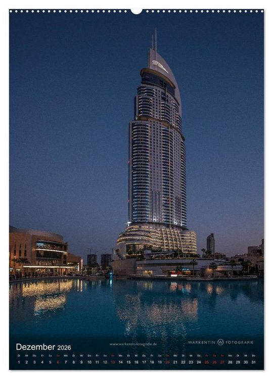 Produktbild: Grenzenloses Dubai (hochwertiger Premium Wandkalender 2026 DIN A2 hoch), Kunstdruck in Hochglanz