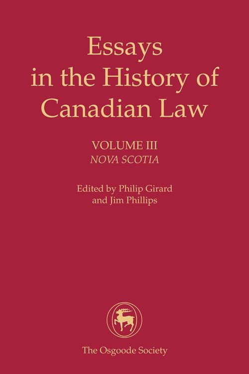 Produktbild: Essays in the History of Canadian Law, Volume III