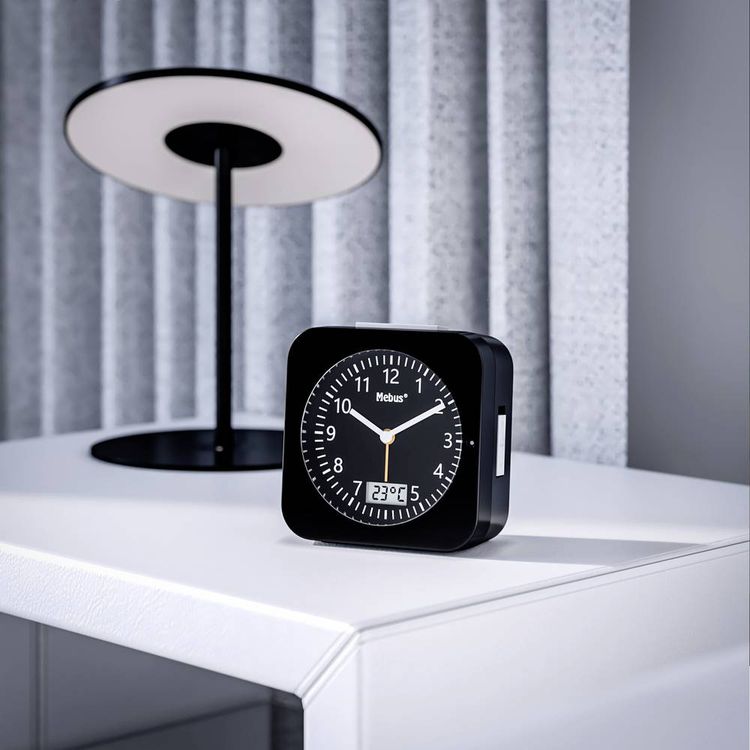 Produktbild: Mebus 25609 Funk Wecker Schwarz