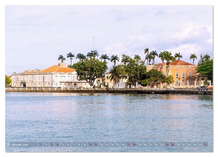 Produktbild: Sao Tome. Paradiesinsel vor der K&uuml;ste Westafrikas (Wandkalender 2026 DIN A2 quer), CALVENDO Monatskalender