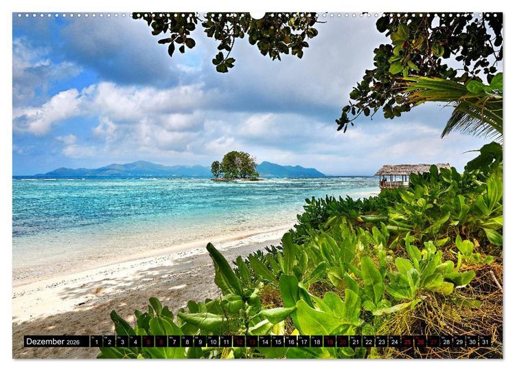 Produktbild: Seychellen Paradies 2026 (hochwertiger Premium Wandkalender 2026 DIN A2 quer), Kunstdruck in Hochglanz