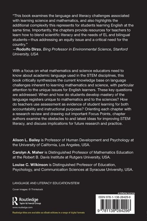 Produktbild: Language, Literacy, and Learning in the STEM Disciplines