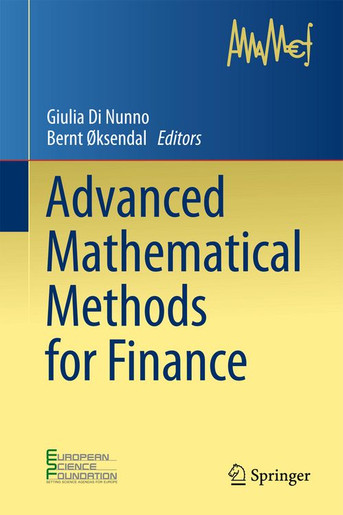 Produktbild: Advanced Mathematical Methods for Finance