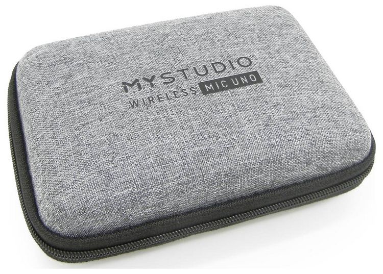 Produktbild: Ansteck Studiomikrofon Easypix MyStudio Mic UNO &Uuml;bertragungsart (Details):Kabelgebunden, Funk inkl. Windschutz, inkl. Mikrofoncase