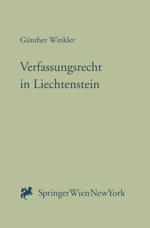 Produktbild: Verfassungsrecht in Liechtenstein