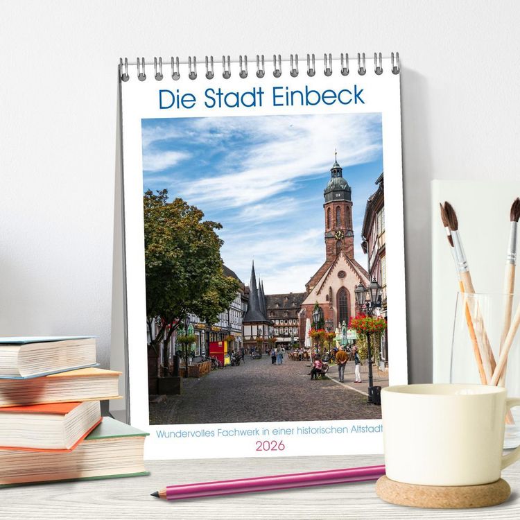 Produktbild: Die Stadt Einbeck (Tischkalender 2026 DIN A5 hoch), CALVENDO Monatskalender
