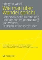 Produktbild: Wie man &uuml;ber Wandel spricht