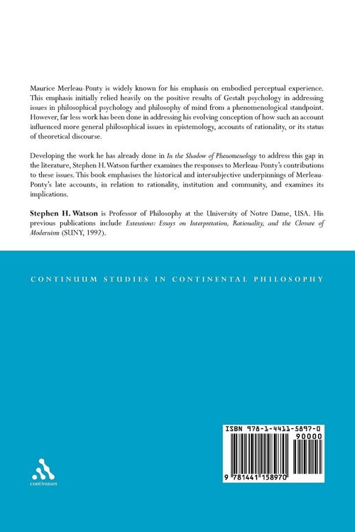 Produktbild: Phenomenology, Institution and History