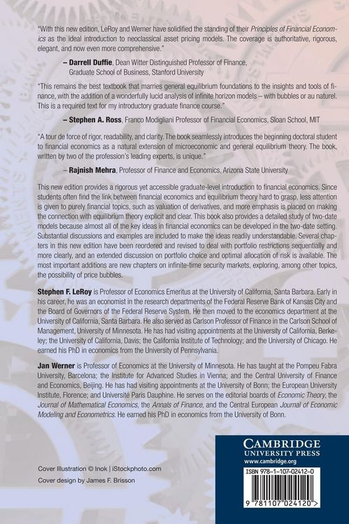 Produktbild: Principles of Financial Economics