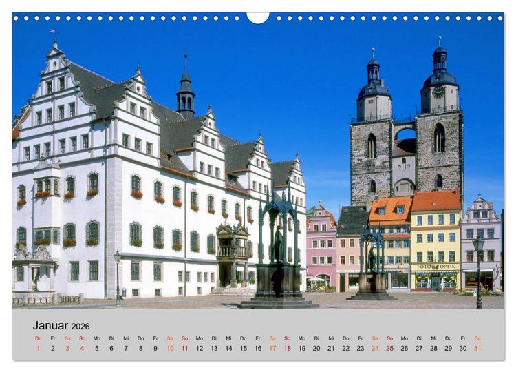 Produktbild: UNESCO Welterbest&auml;tten in Deutschland (Wandkalender 2026 DIN A3 quer), CALVENDO Monatskalender