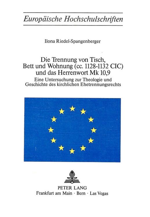 Produktbild: Die Trennung von Tisch, Bett und Wohnung (cc. 1128-1132 Cic) und das Herrenwort Mk 10,9