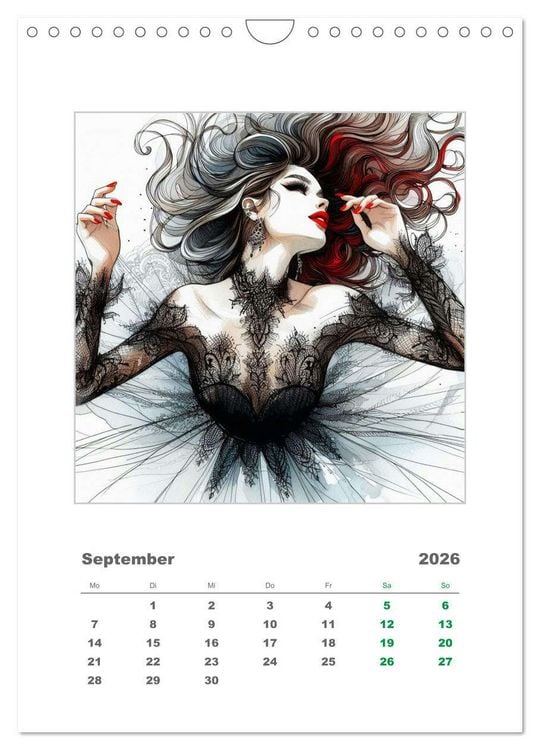 Produktbild: Im Rhythmus der Leidenschaft (Wandkalender 2026 DIN A4 hoch), CALVENDO Monatskalender
