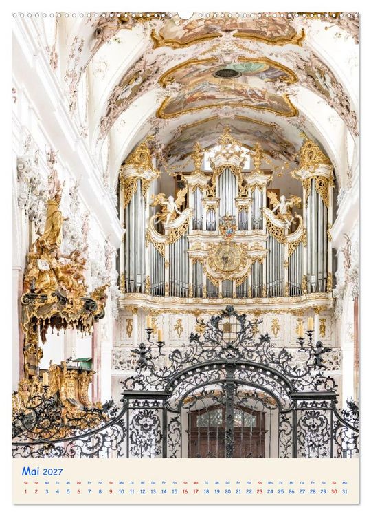 Produktbild: Orgel Giganten (Wandkalender 2027 DIN A2 hoch), CALVENDO Monatskalender