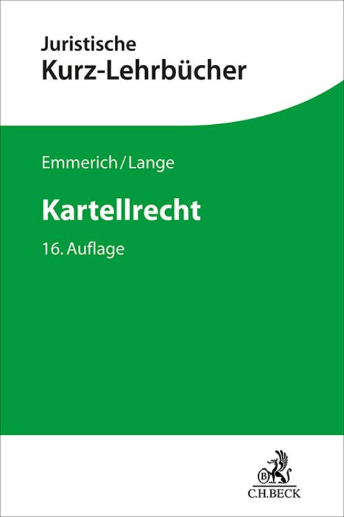 Bild vom Artikel Kartellrecht vom Autor Volker Emmerich