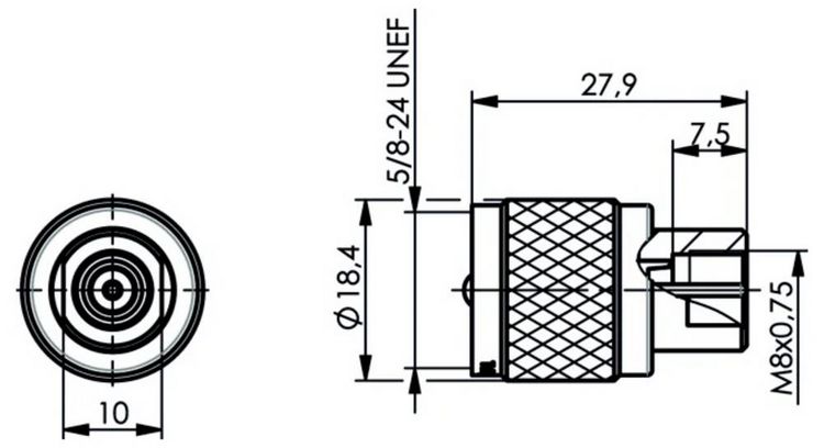 Produktbild: Teleg&auml;rtner 100123532 100123532 FME-Adapter - 1St.
