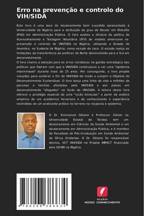 Produktbild: Erro na preven&ccedil;&atilde;o e controlo do VIH/SIDA
