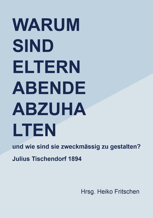 Produktbild: Warum sind Elternabende abzuhalten