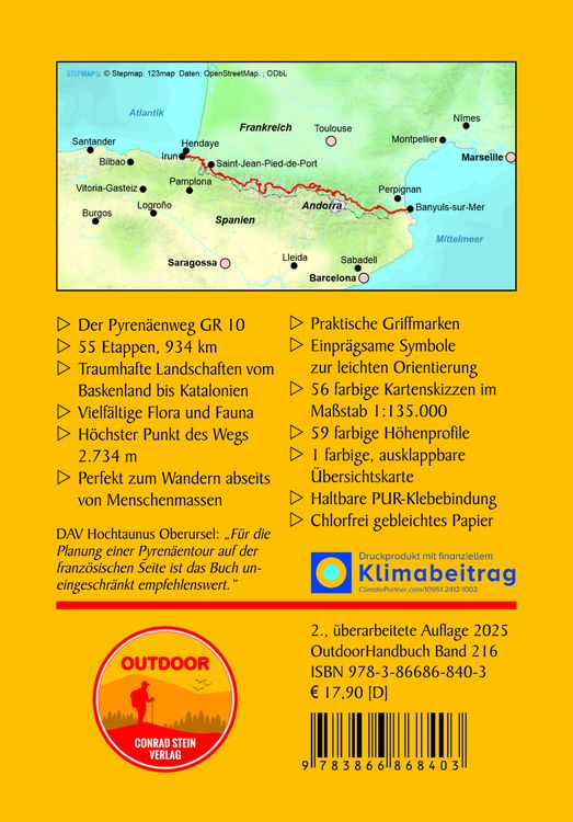 Produktbild: Frankreich: Pyrenäenweg GR 10
