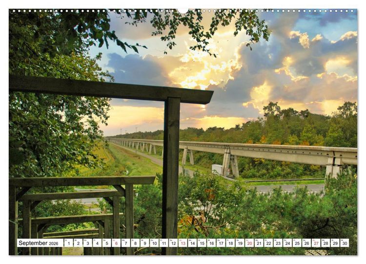 Produktbild: Wundersch&ouml;nes Emsland (Wandkalender 2026 DIN A2 quer), CALVENDO Monatskalender