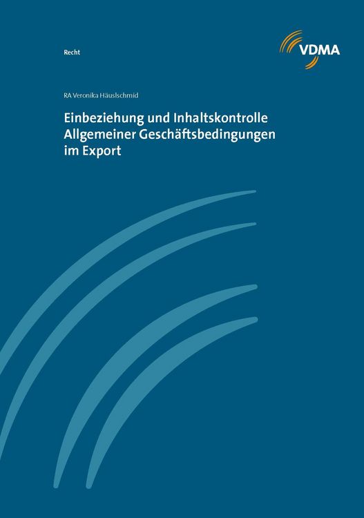 Produktbild: Einbeziehung und Inhaltskontrolle Allgemeiner Gesch&auml;ftsbedingungen im Export