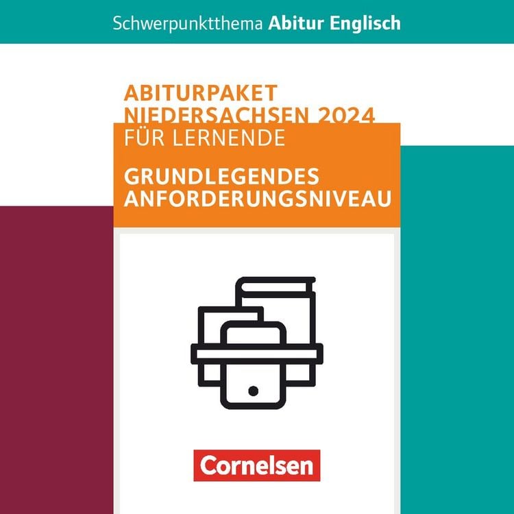 Produktbild: Schwerp. Abi Engl. NI Pflichtmat. 2024 Paket/Texth. gr.Niv.
