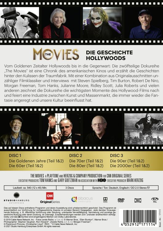 Produktbild: The Movies &ndash; Die Geschichte Hollywoods [3 DVDs]