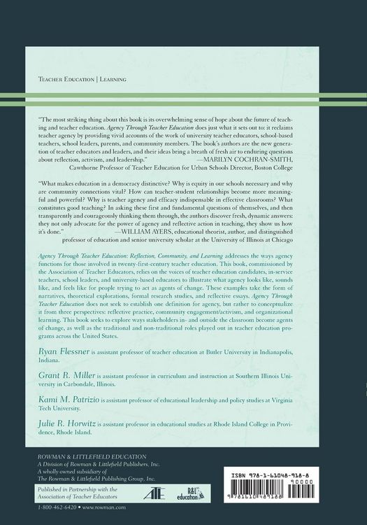 Produktbild: Agency through Teacher Education