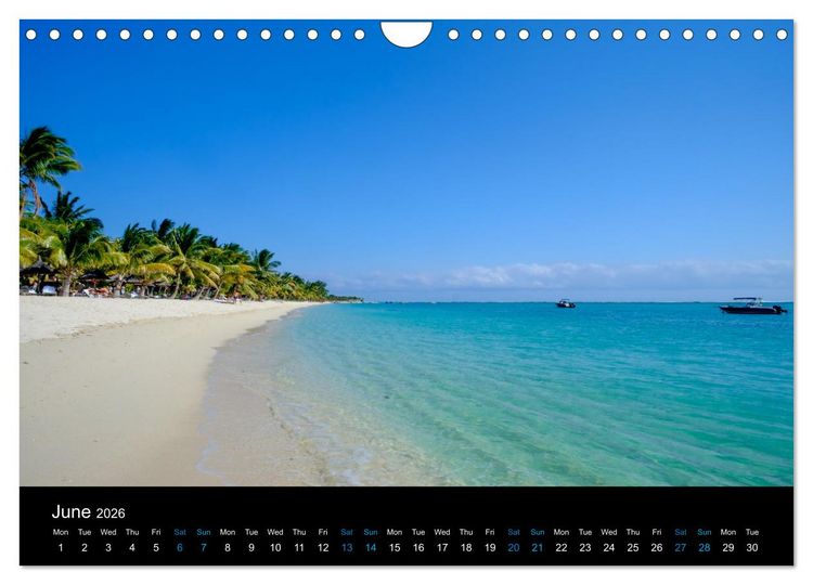 Produktbild: Beautiful Mauritius (Wall Calendar 2026 DIN A4 landscape), CALVENDO 12 Month Wall Calendar