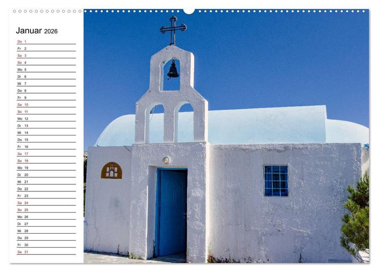 Produktbild: Griechische Insel Kos (Wandkalender 2026 DIN A2 quer), CALVENDO Monatskalender