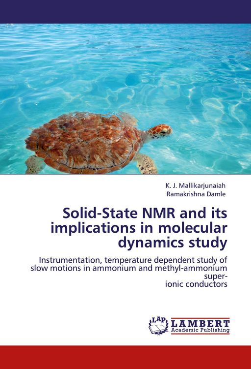Produktbild: Solid-State NMR and its implications in molecular dynamics study