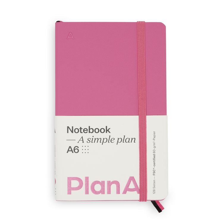 Produktbild: Notizbuch A6 Softcover Candy Pink Punktiert, 128 Seiten