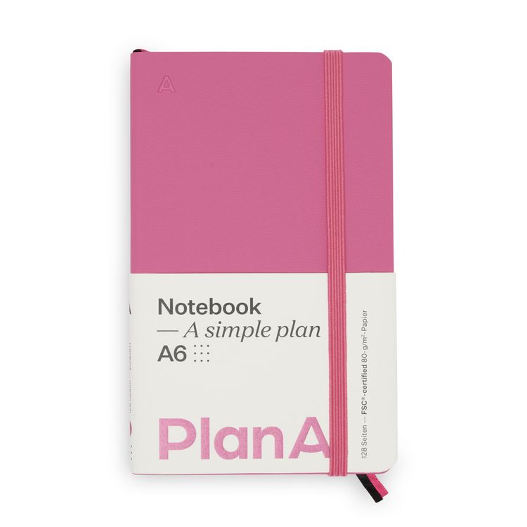 Produktbild: Notizbuch A6 Softcover Candy Pink Punktiert, 128 Seiten