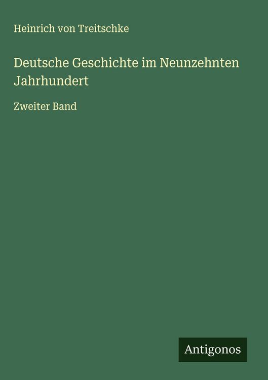 Produktbild: Deutsche Geschichte im Neunzehnten Jahrhundert