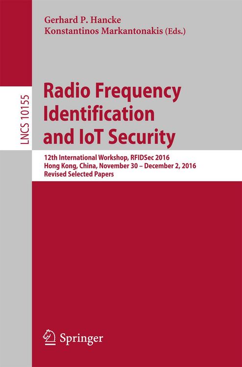 Produktbild: Radio Frequency Identification and IoT Security