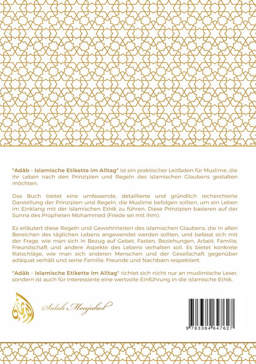 Produktbild: ADAB: Islamische Etikette im Alltag