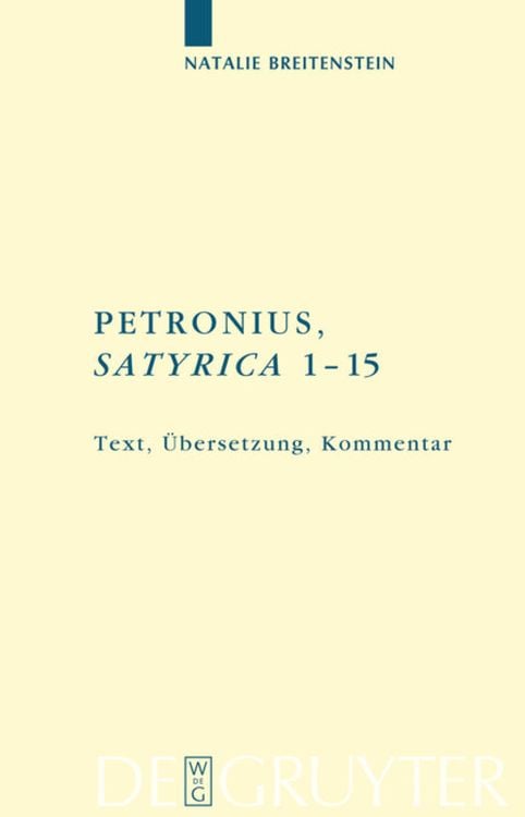 Produktbild: Petronius: "Satyrica 1-15"