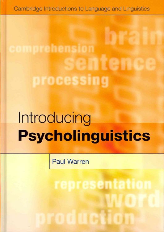 Produktbild: Introducing Psycholinguistics