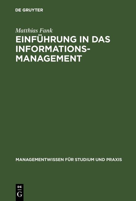 Produktbild: Einf&uuml;hrung in das Informationsmanagement