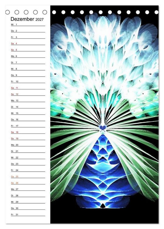 Produktbild: Textile Gewebekunst (Tischkalender 2027 DIN A5 hoch), CALVENDO Monatskalender