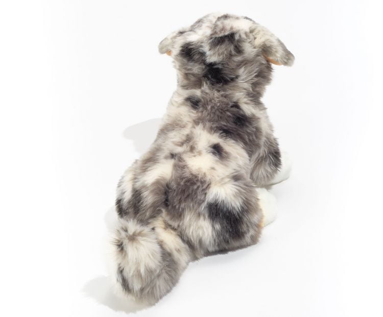 Produktbild: Teddy Hermann 91933 - Australian Shepherd sitzend, 30 cm, Hund, Pl&uuml;schtier