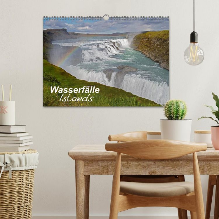Produktbild: Wasserf&auml;lle Islands (Wandkalender 2026 DIN A3 quer), CALVENDO Monatskalender