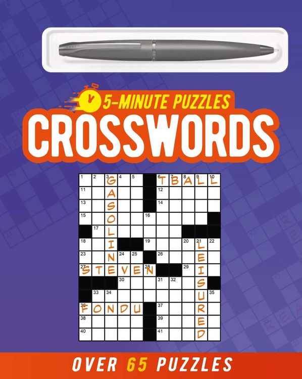 Produktbild: 5-Minute Crosswords (Includes Ball-Point Pen)