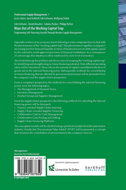 Produktbild: Ways Out of the Working Capital Trap