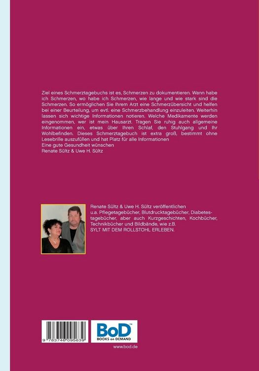 Produktbild: Schmerz-Protokollbuch - Schmerz-Tagebuch XXL