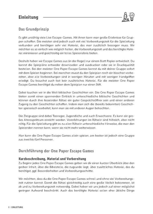 Produktbild: One Paper Escape Games