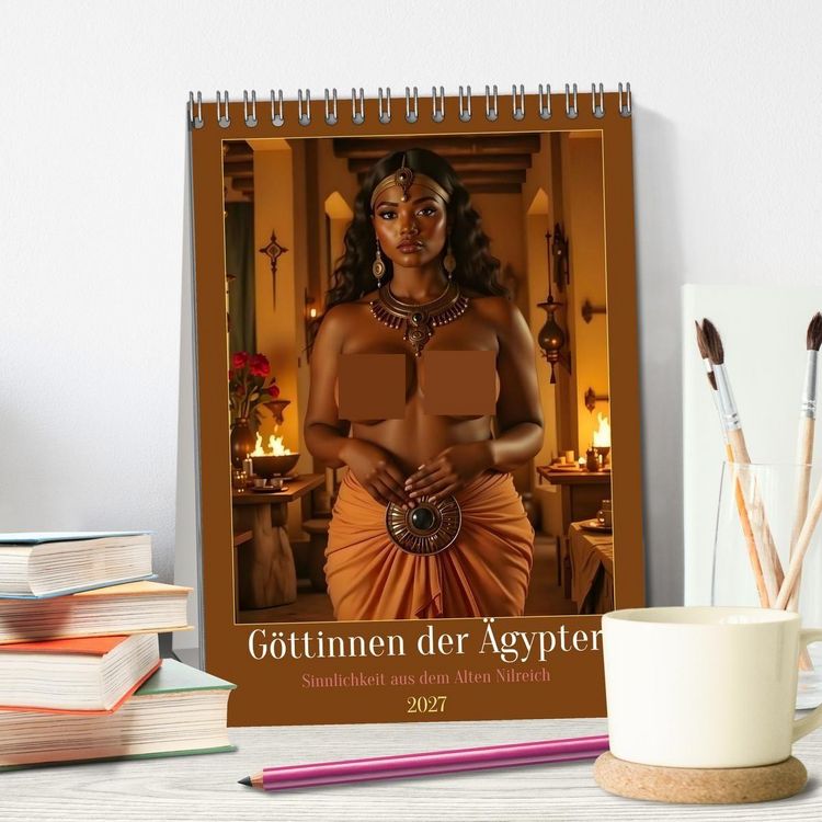 Produktbild: G&ouml;ttinnen der &Auml;gypter (Tischkalender 2027 DIN A5 hoch), CALVENDO Monatskalender