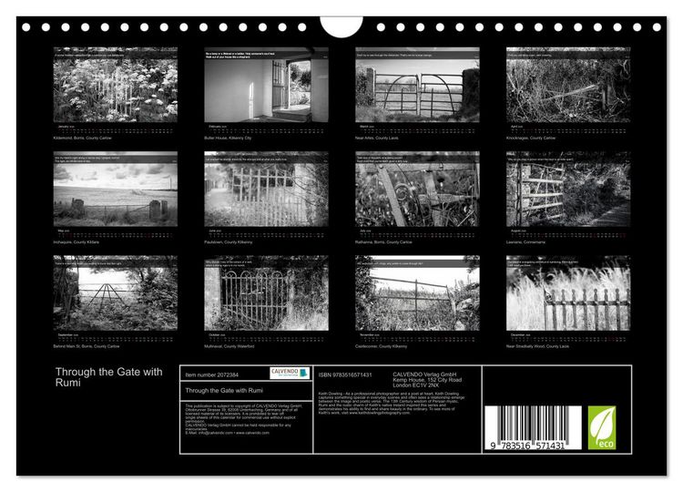 Produktbild: Through the Gate with Rumi (Wall Calendar 2026 DIN A4 landscape), CALVENDO 12 Month Wall Calendar