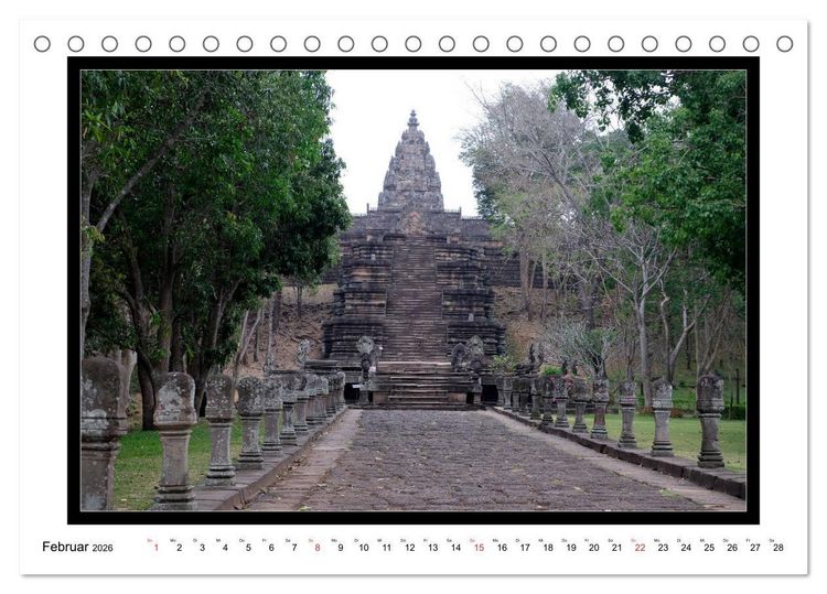Produktbild: Thailand - auf stillen Wegen (Tischkalender 2026 DIN A5 quer), CALVENDO Monatskalender